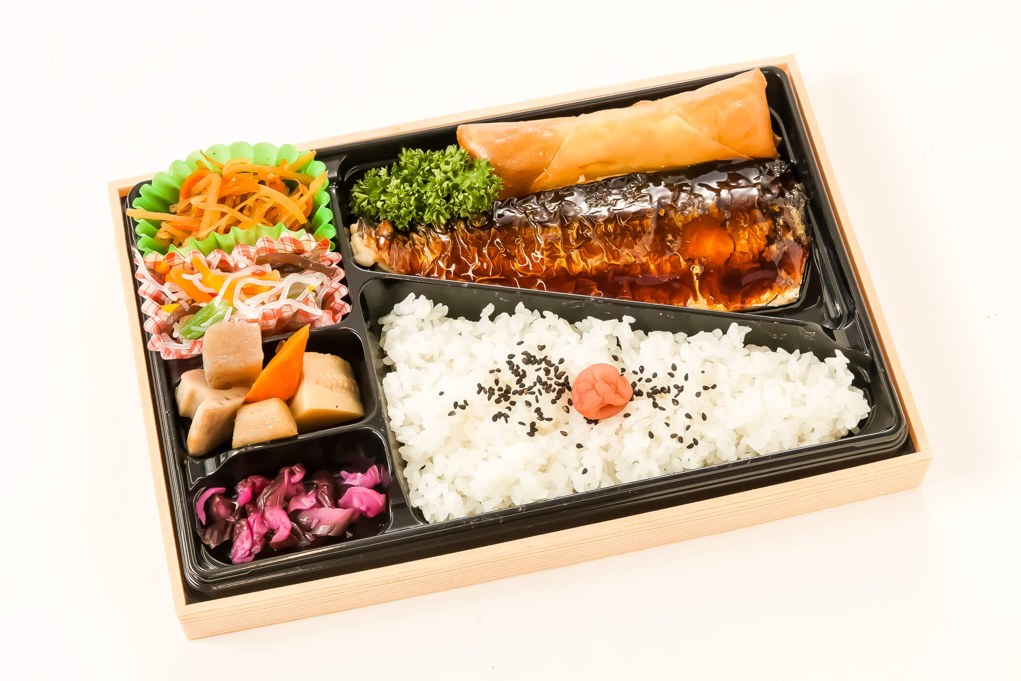 お魚屋さんの焼魚弁当